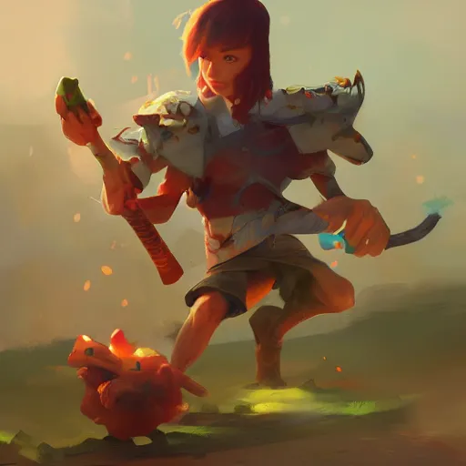 Image similar to portrait of legendary battle toast, pixar toast warrior, pokemon toast, volumetric lighting, dynamic composition, art by sachin teng and sergey kolesov and ruan jia and heng z, fantasy, hyper detailed, ultra realistic, sharp focus, wildlife photography, national geographic, octane render, concept art