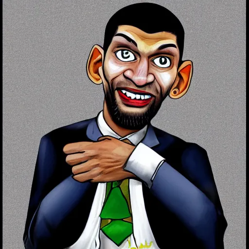 Image similar to Tim Duncan as the Joker