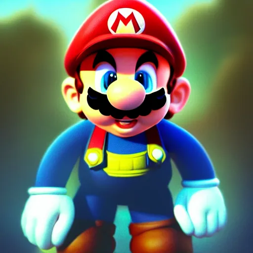 super mario, perfect eyes, full body shot, portrait, | Stable Diffusion ...