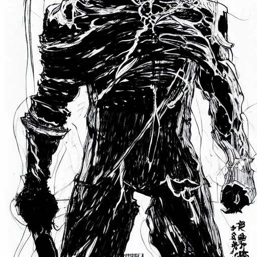 Image similar to Joe Biden looking sinister, by Tsutomu Nihei, highly detailed