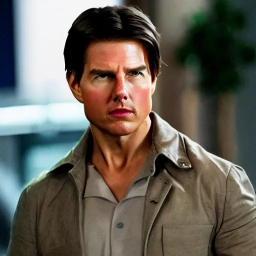 Prompt: tom cruise as mario