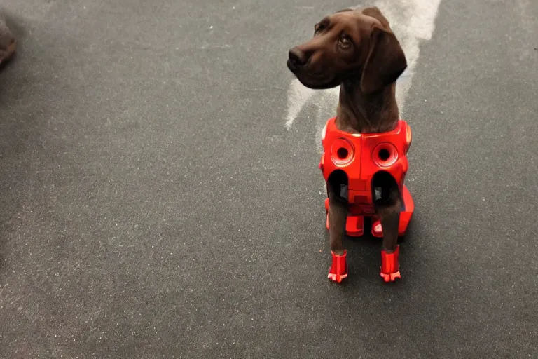 Image similar to cyborg dog