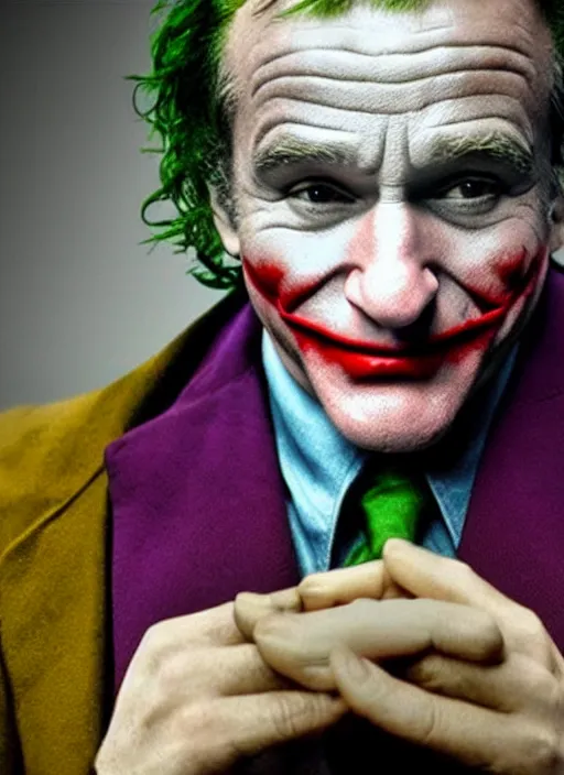 Image similar to Robin Williams as the Joker