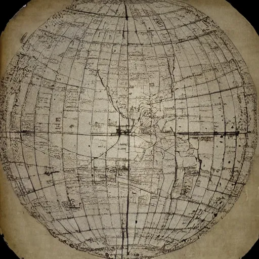 Prompt: the planet earth by Leonardo Da Vinci