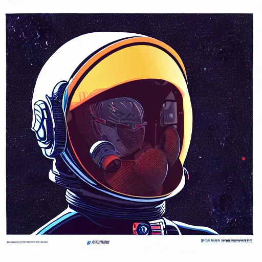 Image similar to in the style of max prentis and deathburger and laurie greasley a portrait of astronaut, highly detailed, colourful, 8k wallpaper