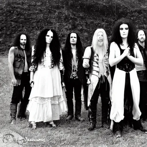 Image similar to professional photograph of within temptation at Woodstock in 1720