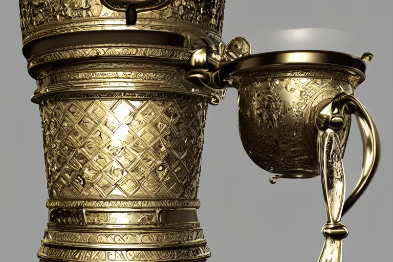Prompt: the real holy grail, cinematic, photorealistic