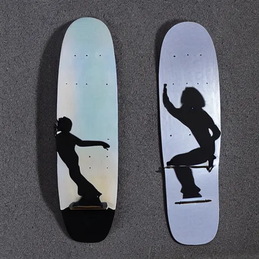 Image similar to futuristic antigravity skate boards