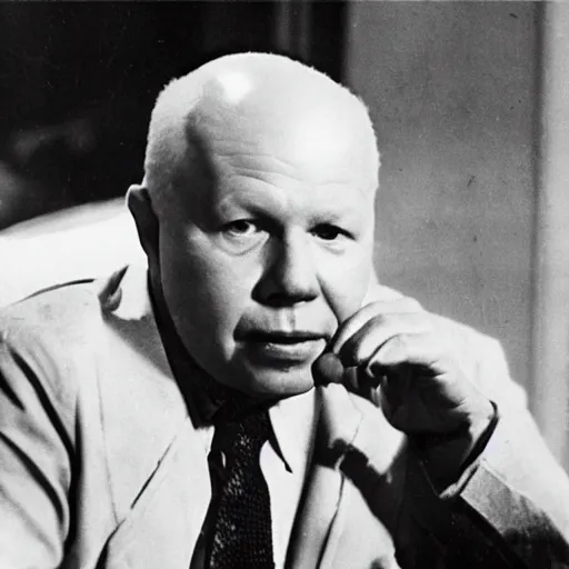 Prompt: photo of khrushchev as baron harkonen