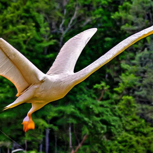 Prompt: i for one imagine that a pterodactyl flew no less well than does an albatross cinematic 3 5 mm realistic hdr