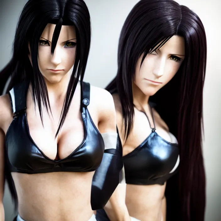 Prompt: tifa lockhart ff 7