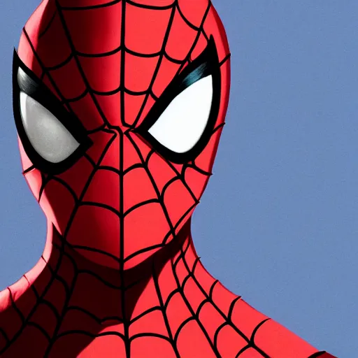 Image similar to face icon stylized minimalist spiderman, loftis, cory behance hd by jesper ejsing, by rhads, makoto shinkai and lois van baarle, ilya kuvshinov, rossdraws global illumination