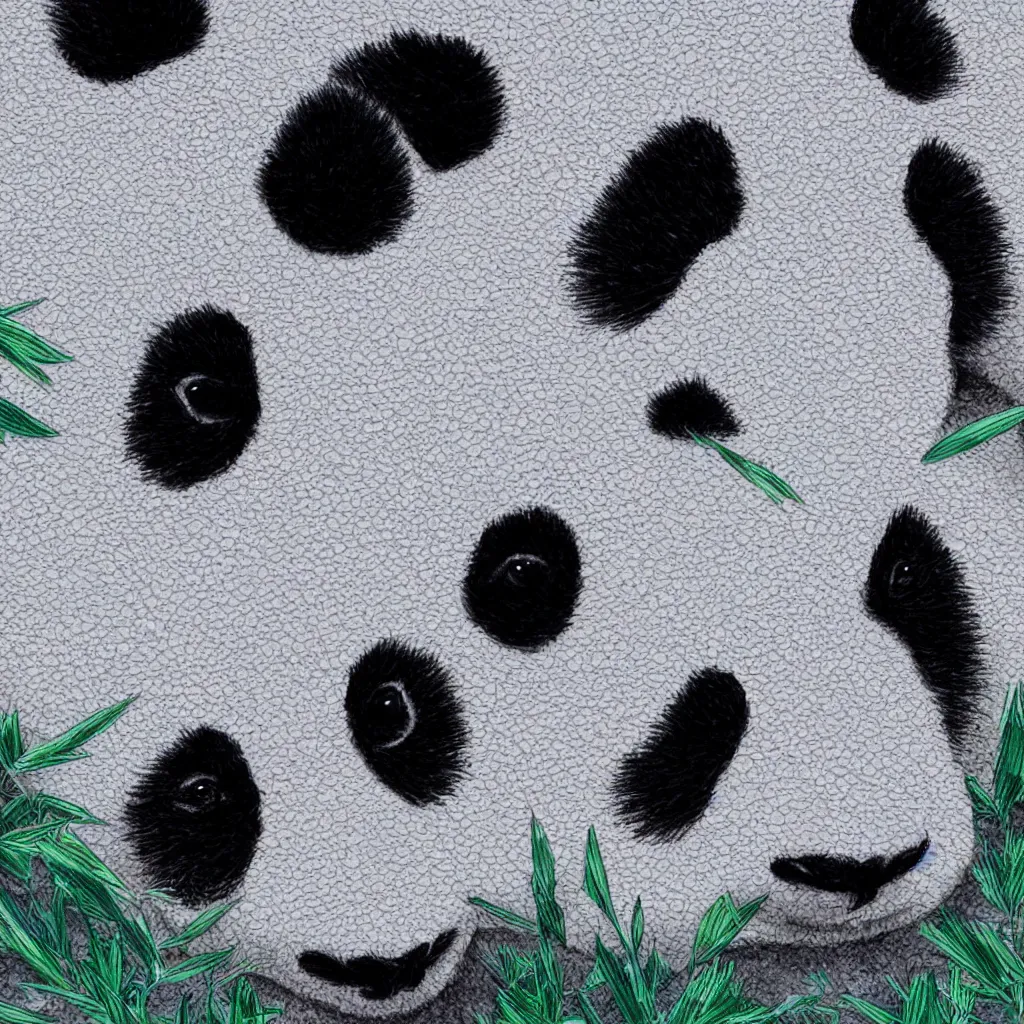 Image similar to panda 🐼 , high quality, high details, 🌌, high detail photo, 🌠,digital art,