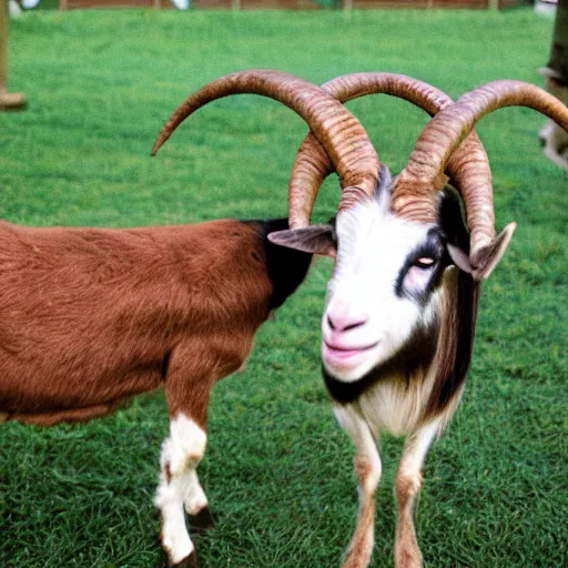 Image similar to dolly parton as a goat