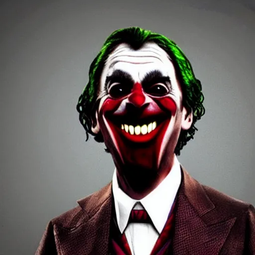 Image similar to mr bean as joker