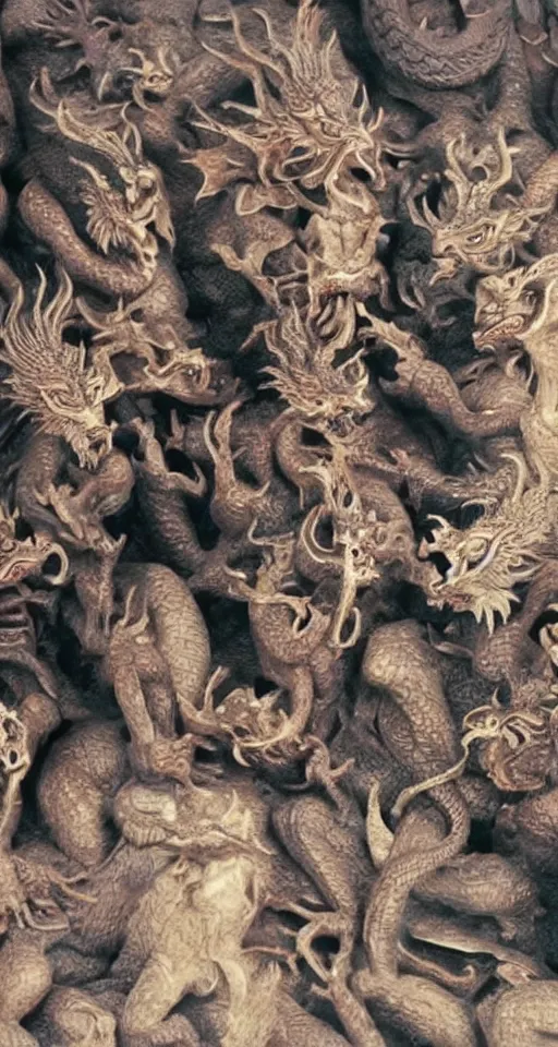 Image similar to dragon has nine sons in china