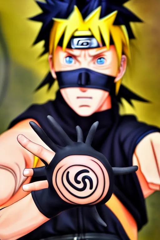 Prompt: picture of real life naruto uzumaki, extreme detailed, hyperrealism, vogue photo style, proffesional photographer style, proportional, dynamic composition, face features, comfort posse, smooth, sharp focus, body features, ultra realistic, award winning photo, captured by nikon d 8 5 0, 4 5. 7 mp lens, 4 k, full body.