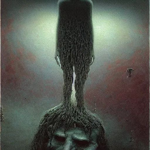 Prompt: high quality high detail painting by beksinski, hd, madness