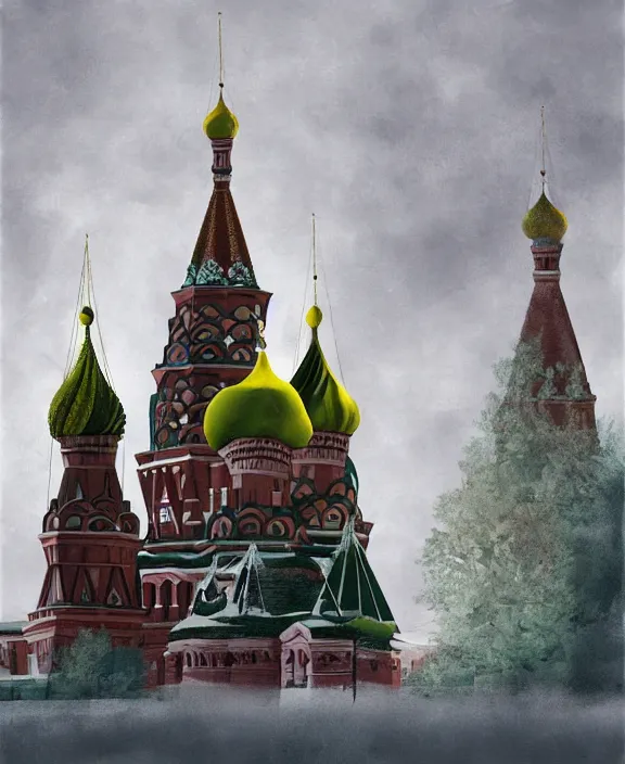 Image similar to russia, digital painting