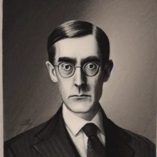 Image similar to jacob rees - mogg as a haunted edwardian pencil, studio lighting