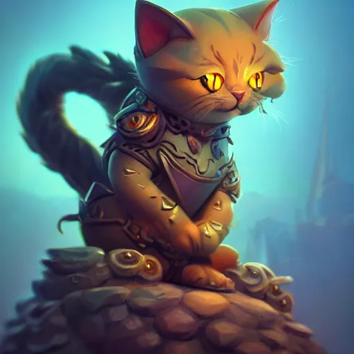 Prompt: super cute fantasy cat warrior 3D concept art by Gediminas Pranckevicius, glowing effect, ornate, dynamic, centered, sharp focus, beautiful detailed, face very realistic, Game Art, hyper detailed, no background, cartoon, cinematic, raytrace, Trend on artstation, C4D