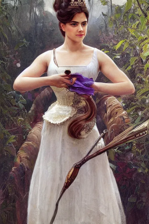Prompt: photorealistic portrait photograph of ben shapiro as an aesthetic maid queen, beautiful, upper body, fantasy, handsome, depth of field, soft focus, highly detailed, intricate, realistic, national geographic cover, soft glow, textured, artstation, concept art, sharp focus, illustration, art by artgerm and greg rutkowski and alphonse mucha