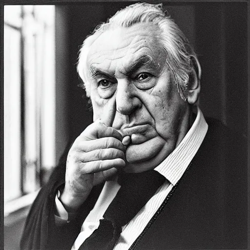 Image similar to “ photography, portrait of milos zeman in hogwards ”