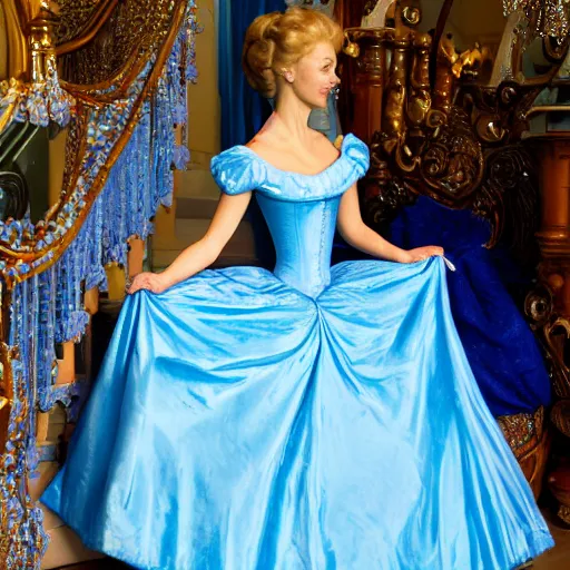 Image similar to cinderella, highly detailed, photo