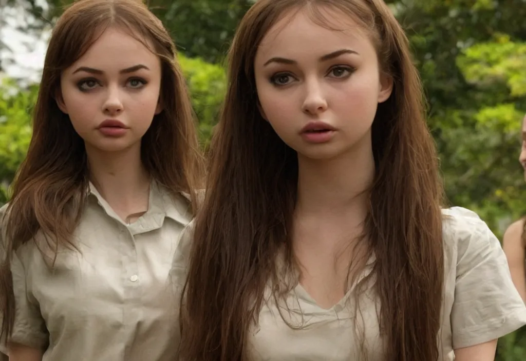 Prompt: movie still of sophie mudd playing a school girl in indonesia in the new oscar winning movie, directed by russo brothers, natural lighting, subject in the middle of the frame, 4 kuhd