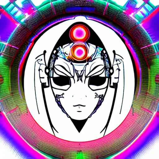 Image similar to cybernetic yamantaka