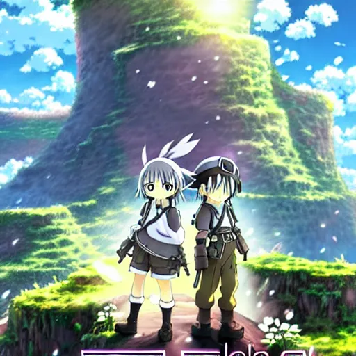 Image similar to Made In Abyss Landscape Anime Cover Art