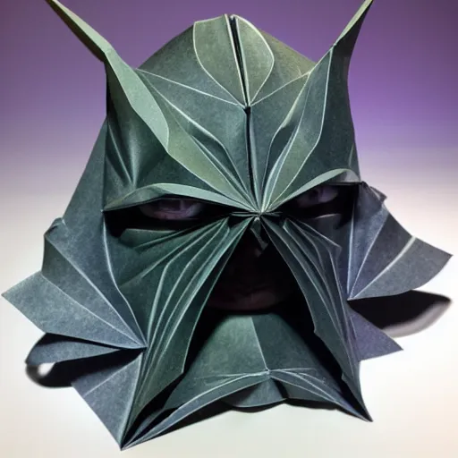 Image similar to illithid origami mask