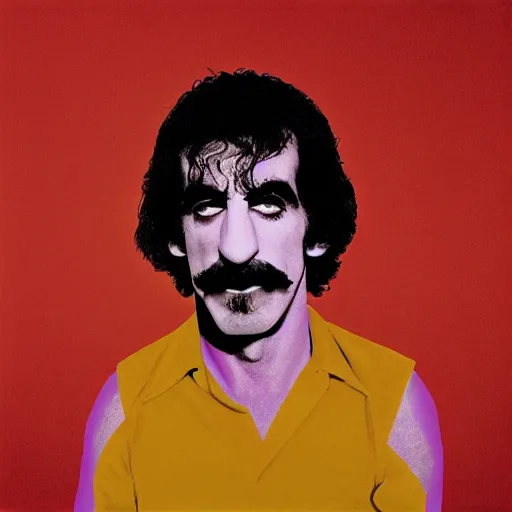 Image similar to minimalism frank zappa