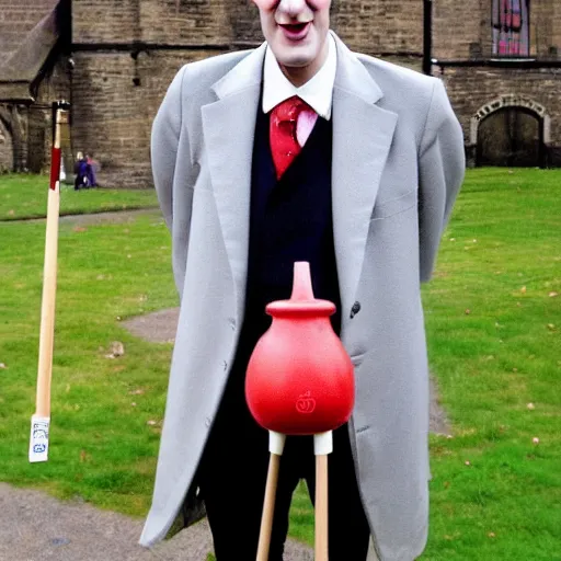 Image similar to a photo of the childcatcher, chitty chitty bang bang, ( ( ( ( jacob rees - mogg ) ) ) ), lollipops