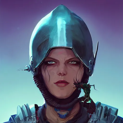 Image similar to cyberpunk viking helmet mask warrior goddess robot ninja fantasy, art gta 5 cover, official fanart behance hd artstation by jesper ejsing, by rhads, makoto shinkai and lois van baarle, ilya kuvshinov, ossdraws