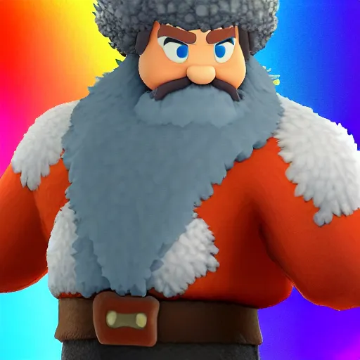 Image similar to Bob Ross character reveal for Super Smash bros ultimate