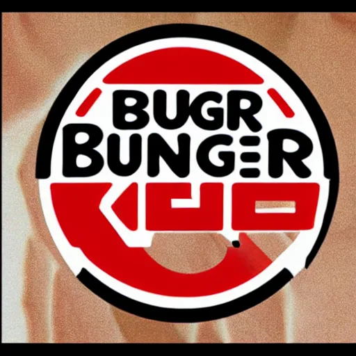 Image similar to burger king logo in metallica font