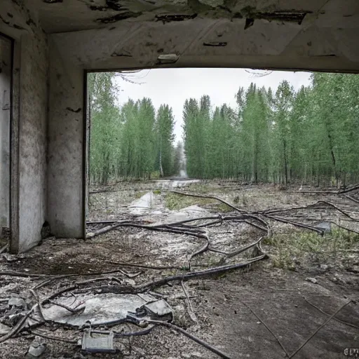 Prompt: Chernobyl exclusion zone