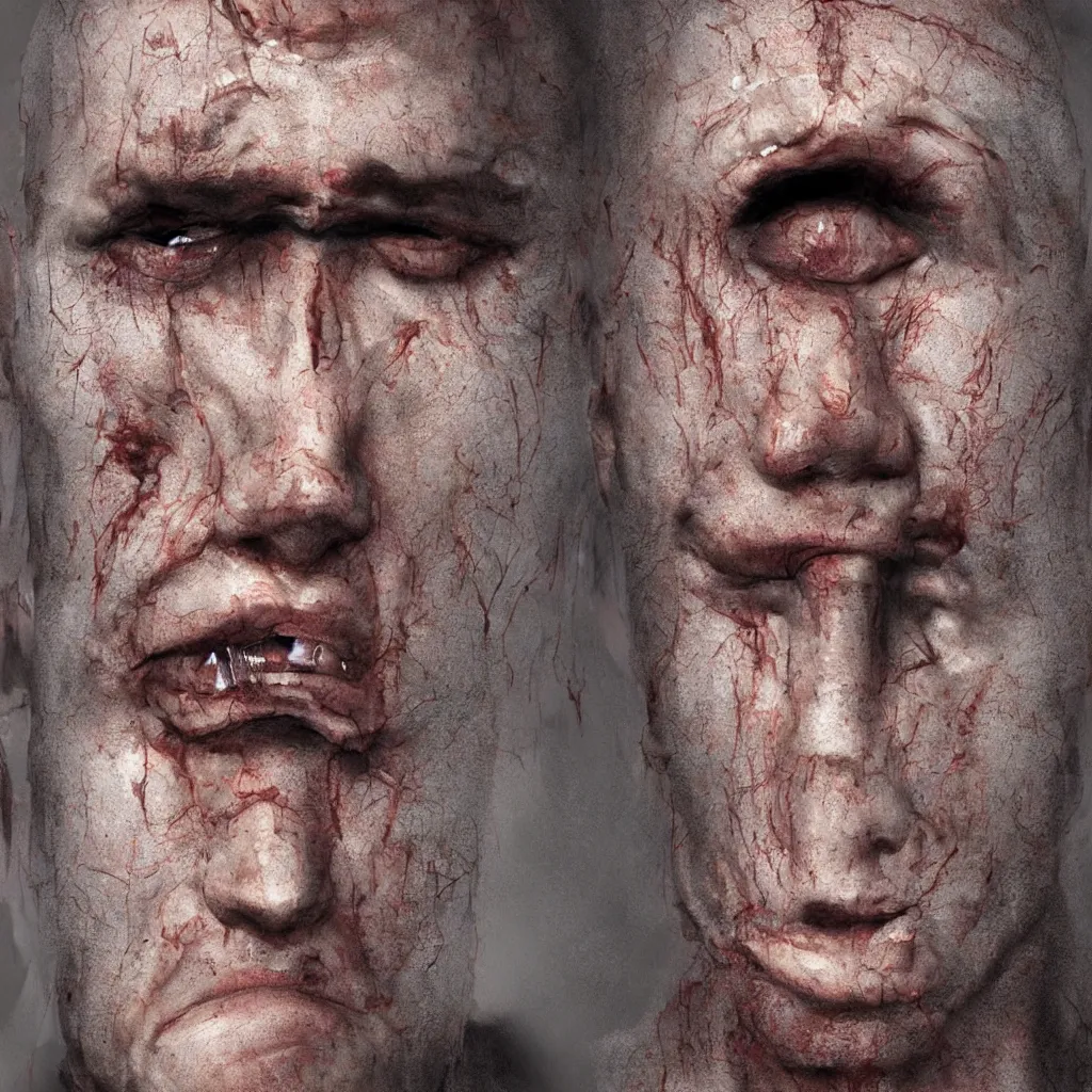 face texture map zombie