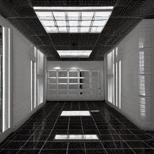 Image similar to a 3 d render of the interior of a cell, octane, 8 k, highly detailed