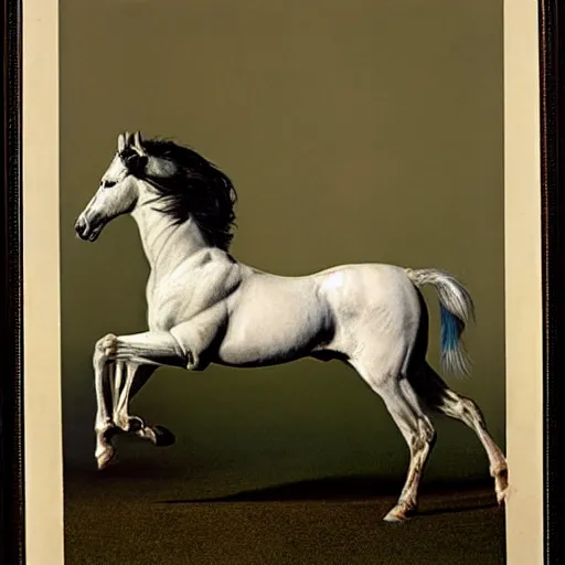 Image similar to a galloping horse, by george-stubbs and national-geographic