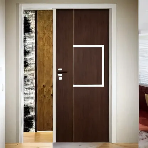 Prompt: contemporary interior door design