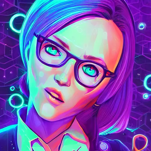 Image similar to skill magic geek inside matrix deepdream radiating a glowing aura stuff loot legends stylized digital illustration video game icon artstation lois van baarle, ilya kuvshinov, rossdraws,