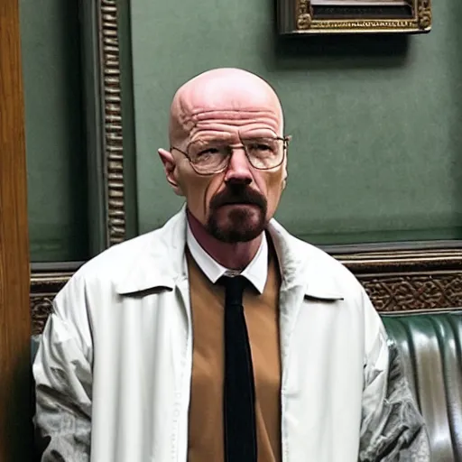 Image similar to Walter white inside the House of Commons