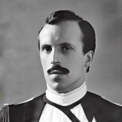 Prompt: oswald mosley in 1 7 6 5