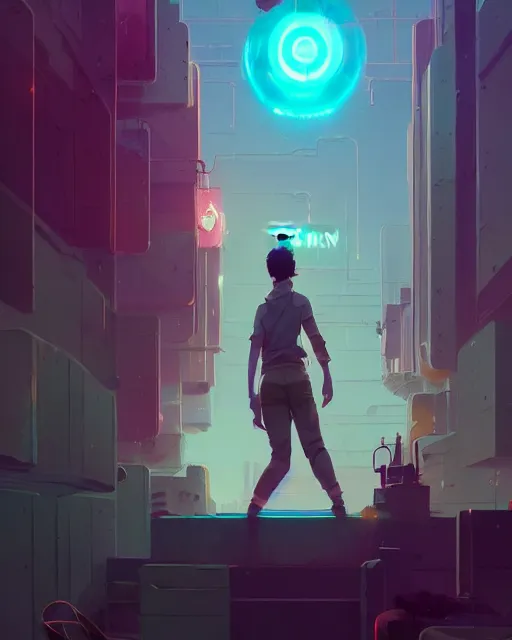 Prompt: ranxerox by greg rutkowski, loish, rhads, beeple, makoto shinkai and lois van baarle, ilya kuvshinov, rossdraws, tom bagshaw, alphonse mucho, global illumination, detailed and intricate environment