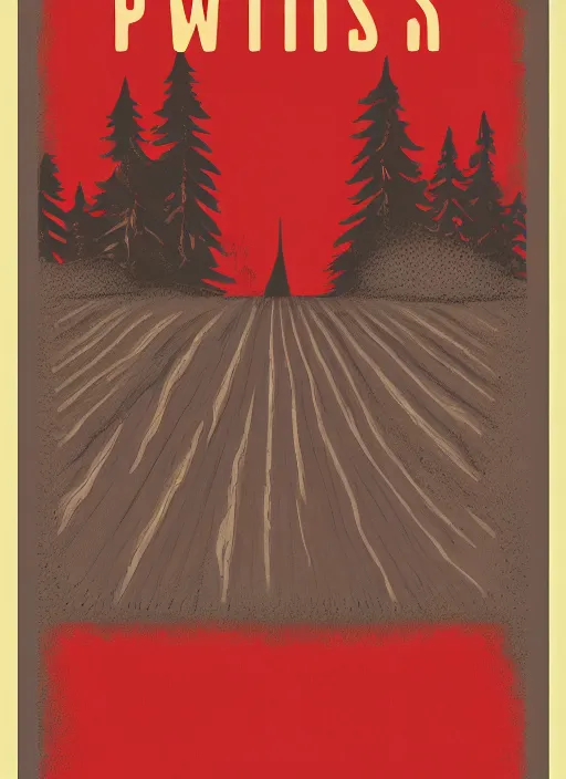 Image similar to Twin Peaks artwork by Otto Nielsen