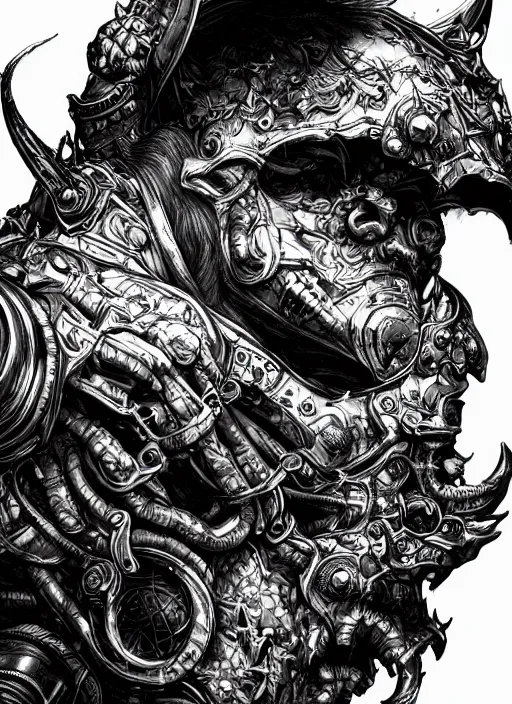 Image similar to close up illustration of the helm of domination, powerful, domineering, stoic, masterful, intense, ultrafine hyperdetailed illustration by kim jung gi, irakli nadar, intricate linework, sharp focus, octopath traveler, yoji shinkawa, highly rendered, detailed, concept art