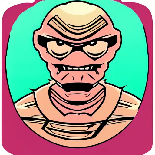 Prompt: krang from tmnt