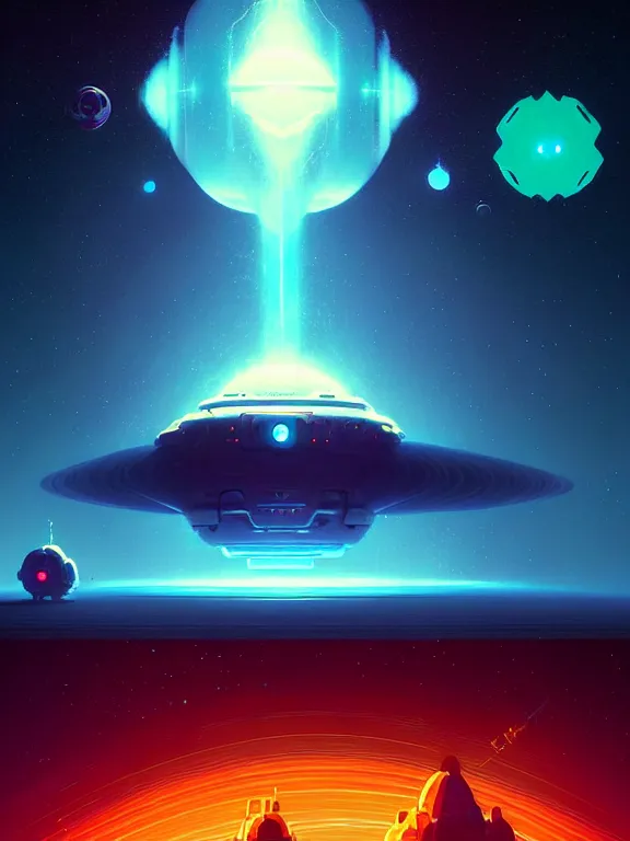 Prompt: robotic expedition of star birth by christopher balaskas and anton fadeev and dan mumford and beeple and norman rockwell, asymmetrical!!, asymmetry!!, hyperrealistic, solarpunk, high contrast, intricate details, ultra detailed, space, nebula, sharp focus, astronomy, science, crisp edges, sharp edges, hdr, mist, reflections